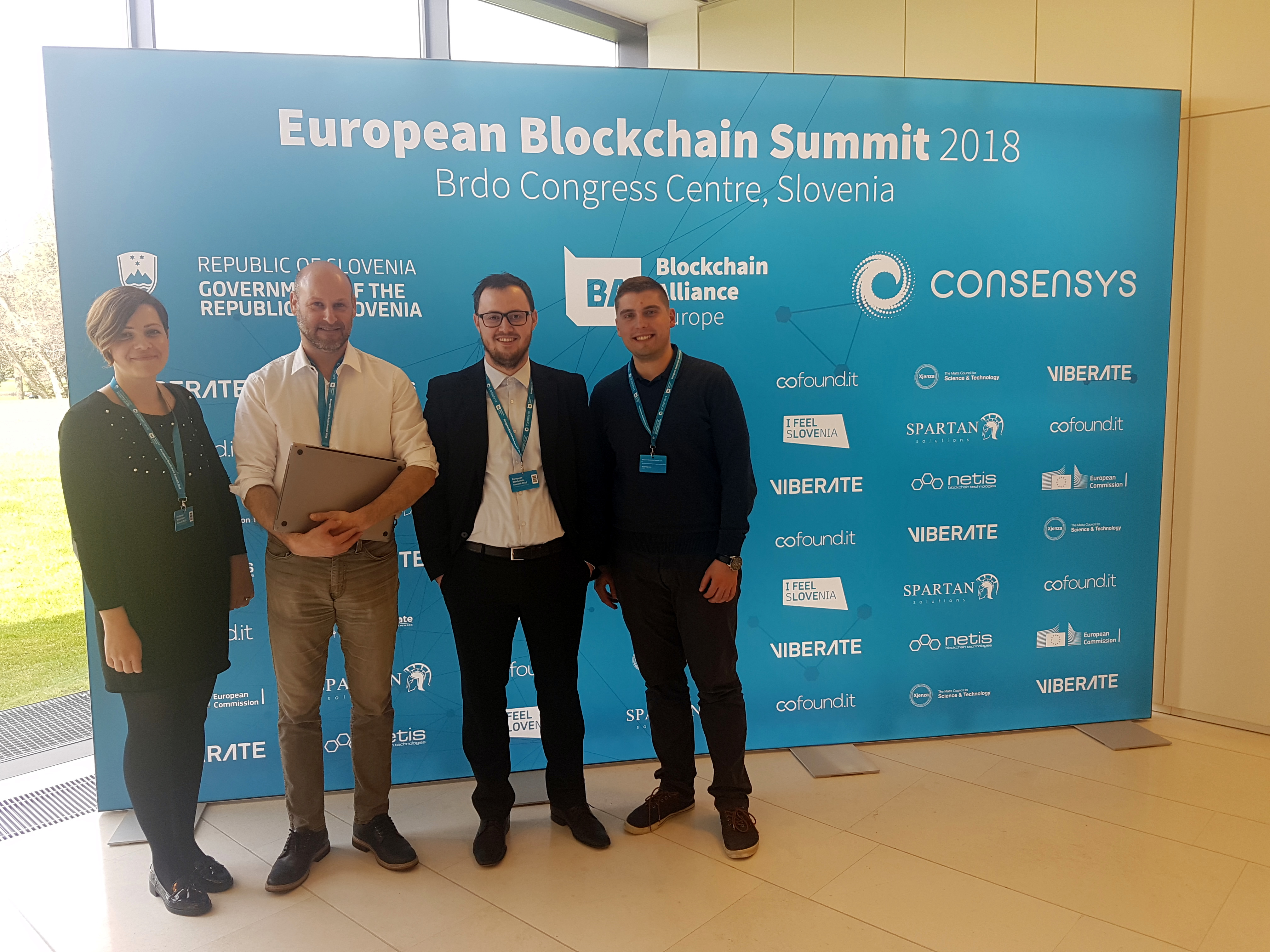 Udeležba na prvem evropskem Blockchain vrhu v Kongresnem centru Brdo pri Kranju