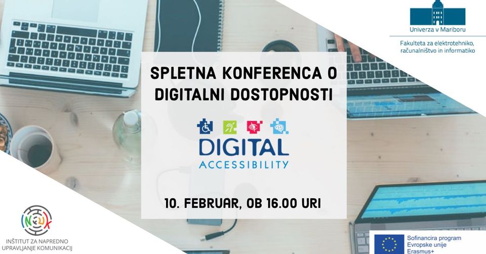Spletna konferenca o digitalni dostopnosti