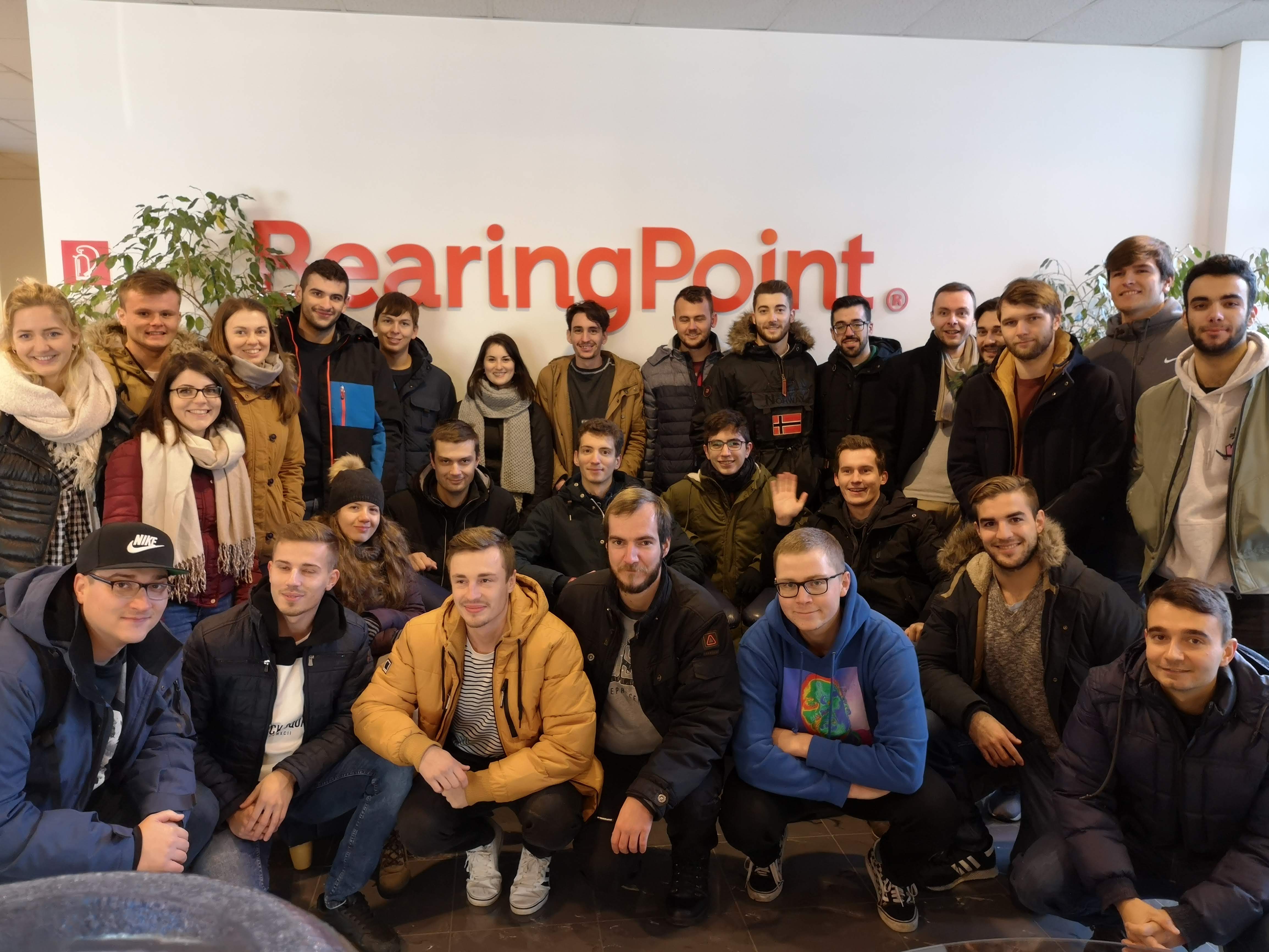 Strokovna ekskurzija študentov v podjetji BearingPoint Technology in Comtrade