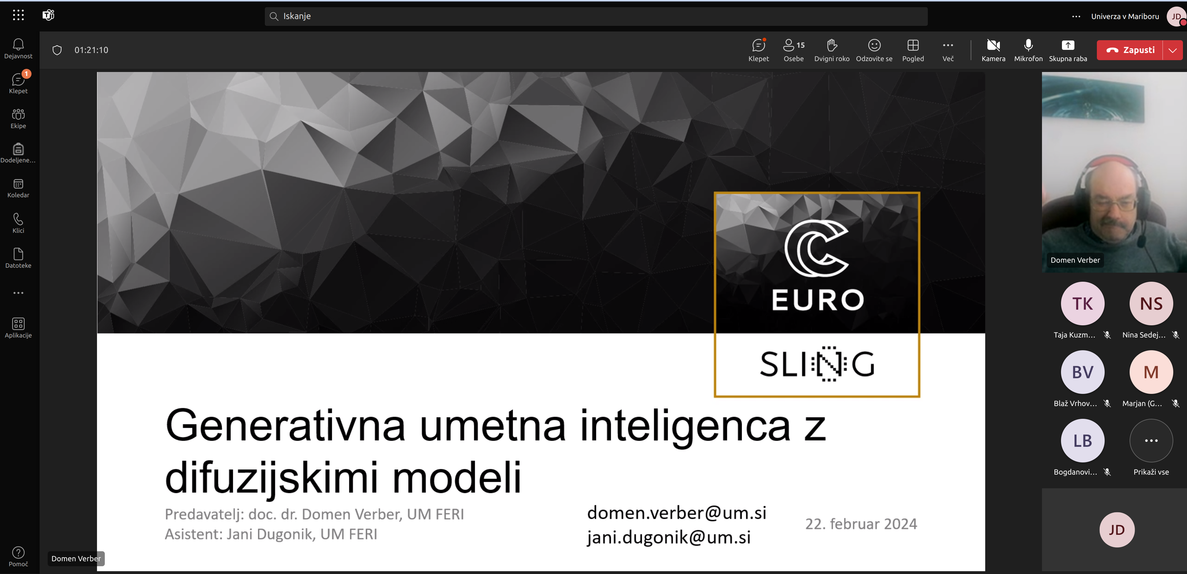 Delavnica NVIDIA: Generativna umetna inteligenca z difuzijskimi modeli