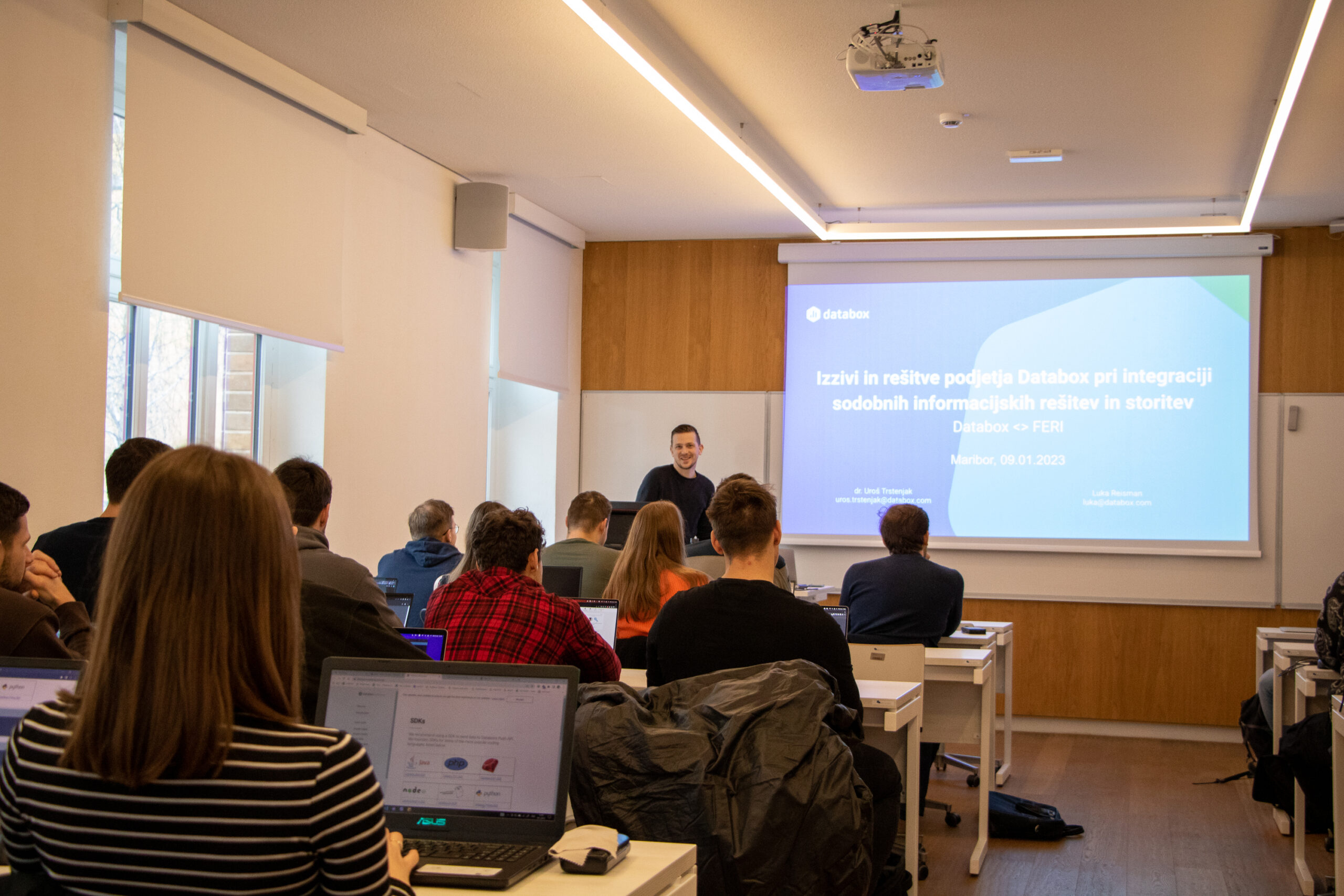 Vabljeno predavanje podjetja Databox v 3. letniku ITK UNI