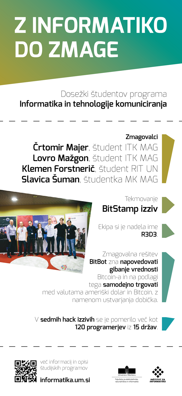 Priznanja FERI prejeli tudi študenti ITK