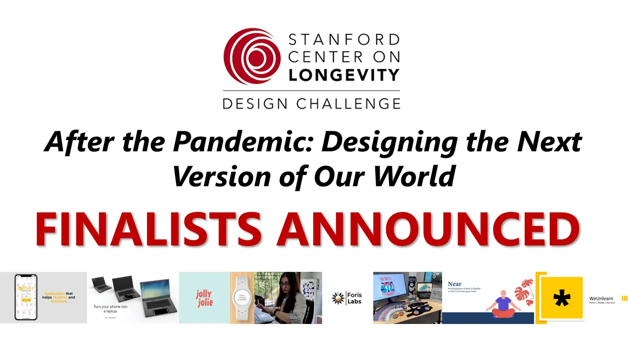 Naš študent del ekipe uvrščene v finale Longevity Design Challenge (Stanford University)