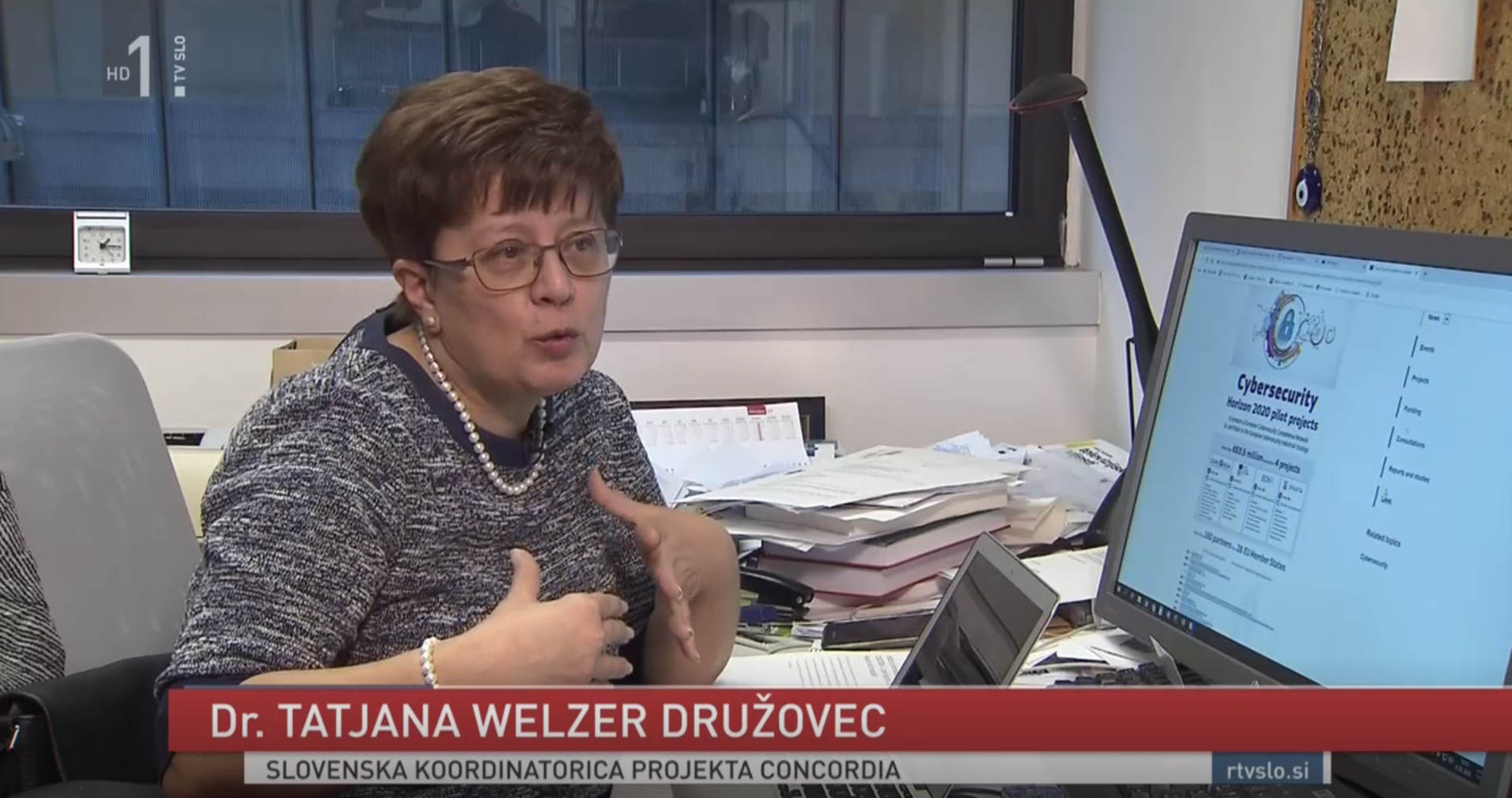 Prof. Dr. Tatjana Welzer in doc. dr. Marko Hölbl gosta v Slovenski kroniki na TV Slovenija 1 na temo kibernetske varnosti